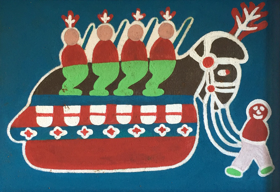 Klein ventje van Dendermonde Schilderij Pierre Goedgezelschap